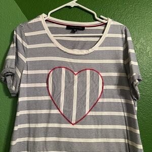 Tommy Hilfiger Navy Striped Tee